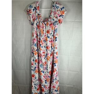 Women's Ingrid & Isabel Maternity Floral Off The Shoulder Maxi Dress Size 2XL